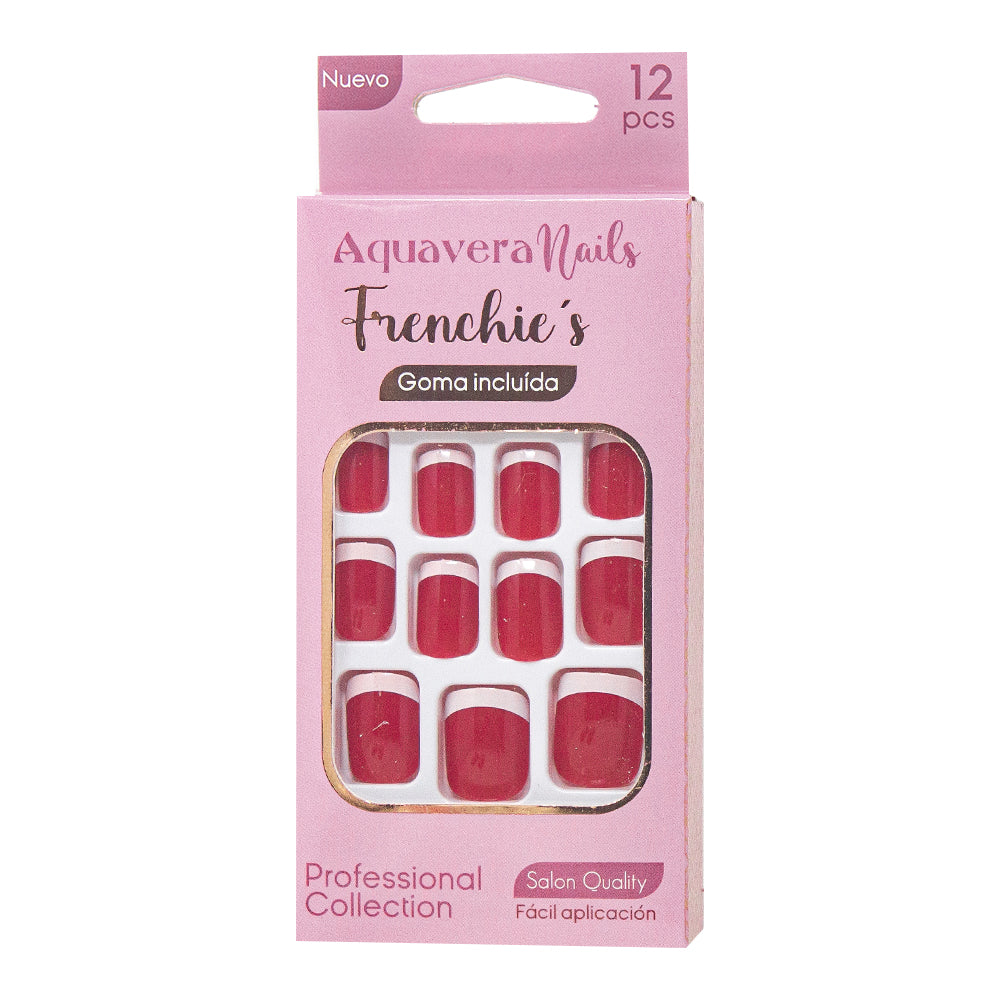 Uñas Postizas Modelo French 2