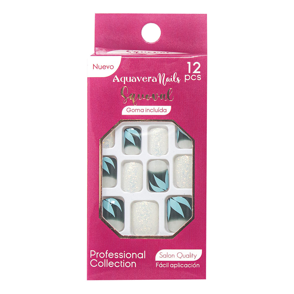 Uñas Postizas Modelo Squoval 11