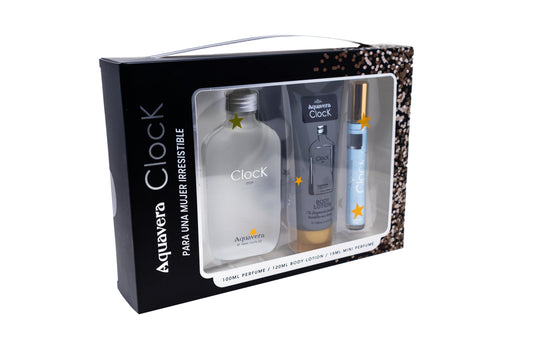 Set Perfume & Lotion Clock