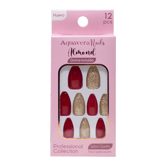 Uñas Postizas Modelo Almond 4