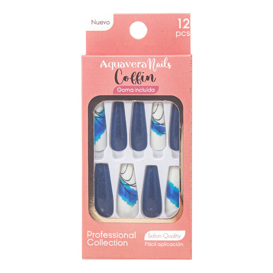 Uñas Postizas Modelo Coffin 3