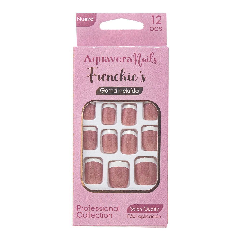 Uñas Postizas Modelo French 3
