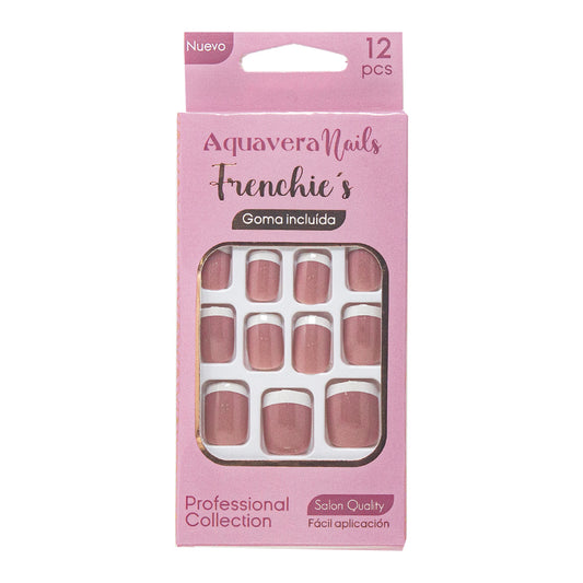 Uñas Postizas Modelo French 3