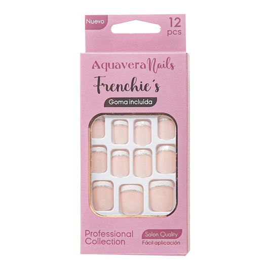 Uñas Postizas Modelo French 4