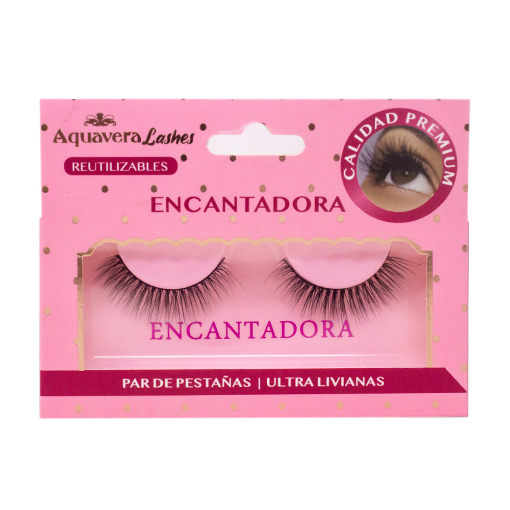Par de Pestañas Naturales Encantadora