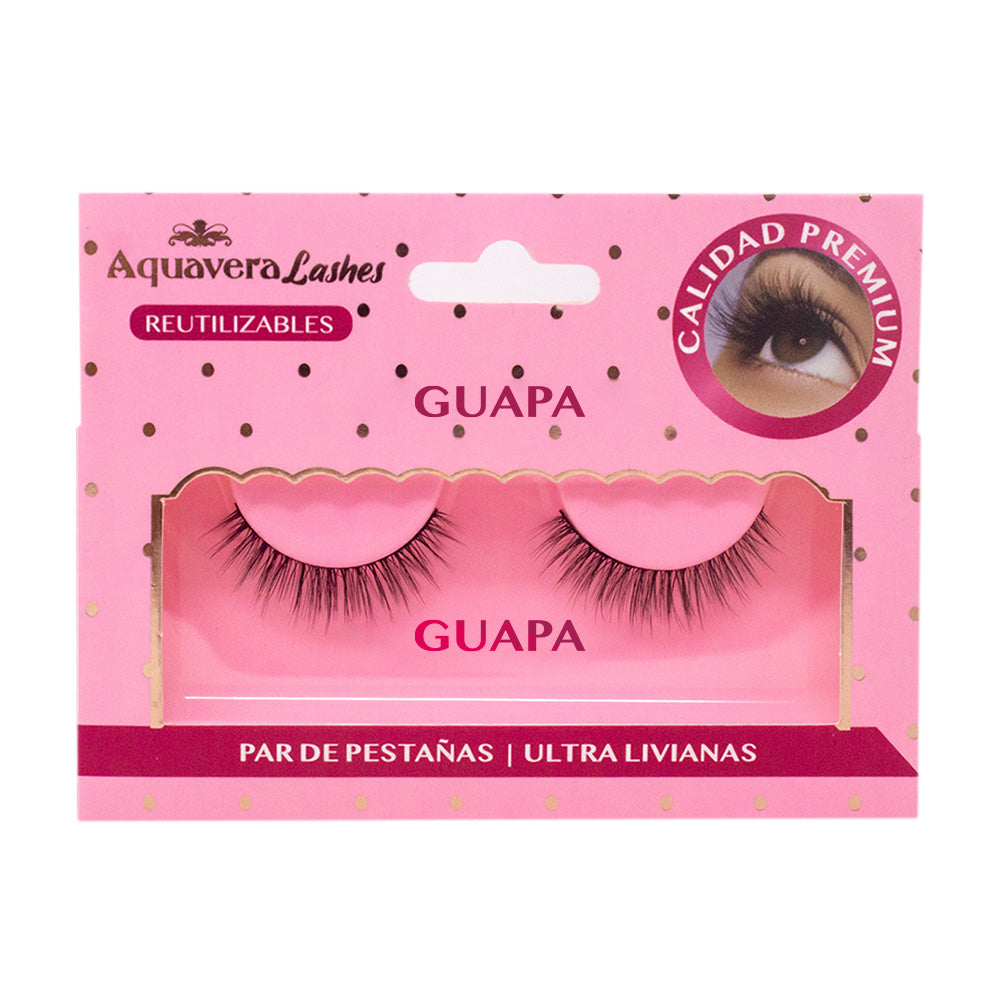 Par de Pestañas Naturales Guapa