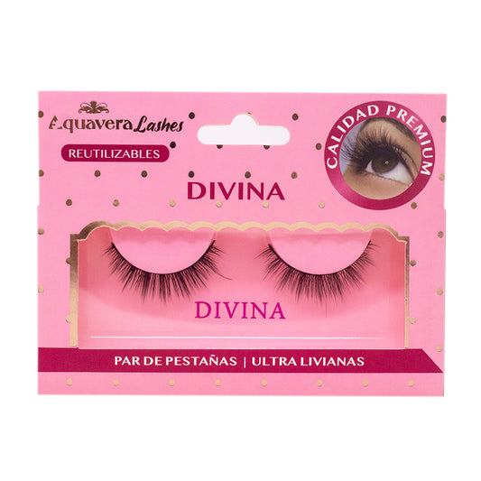Par de Pestañas Naturales Divina
