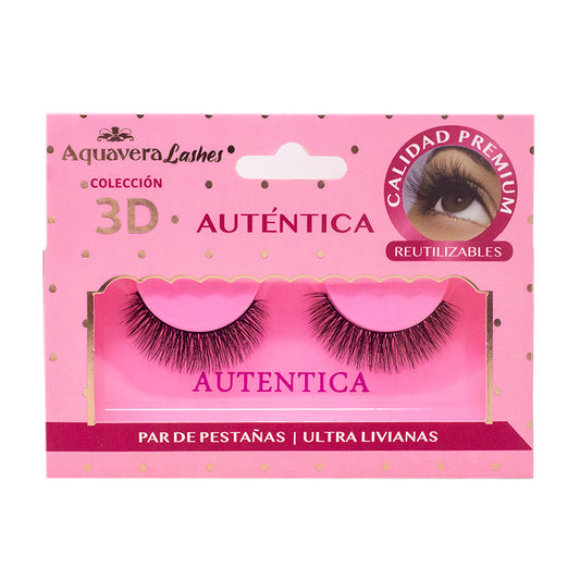 Par de Pestañas 3D Autentica