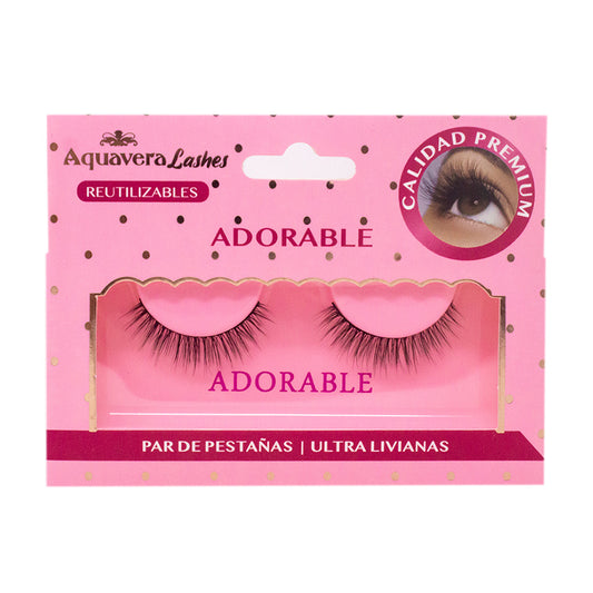 Par de Pestañas Naturales Adorables