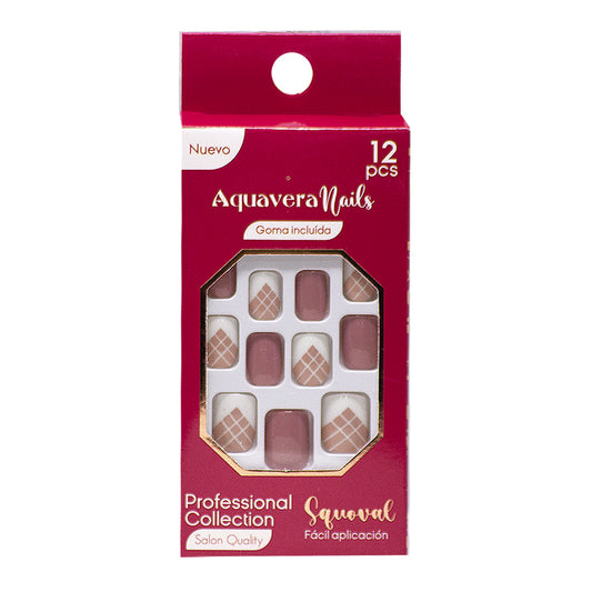 Uñas Postizas Modelo Squoval 3