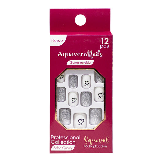Uñas Postizas Modelo Squoval 4