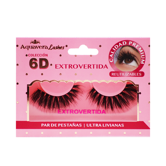 Par de Pestañas 6D Extrovertida