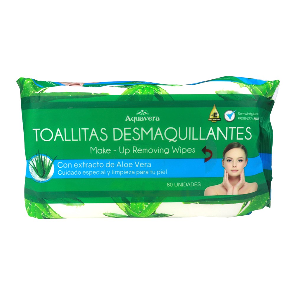 Toallas Desmaquillantes Aloe Vera – Aquavera Cosmetics